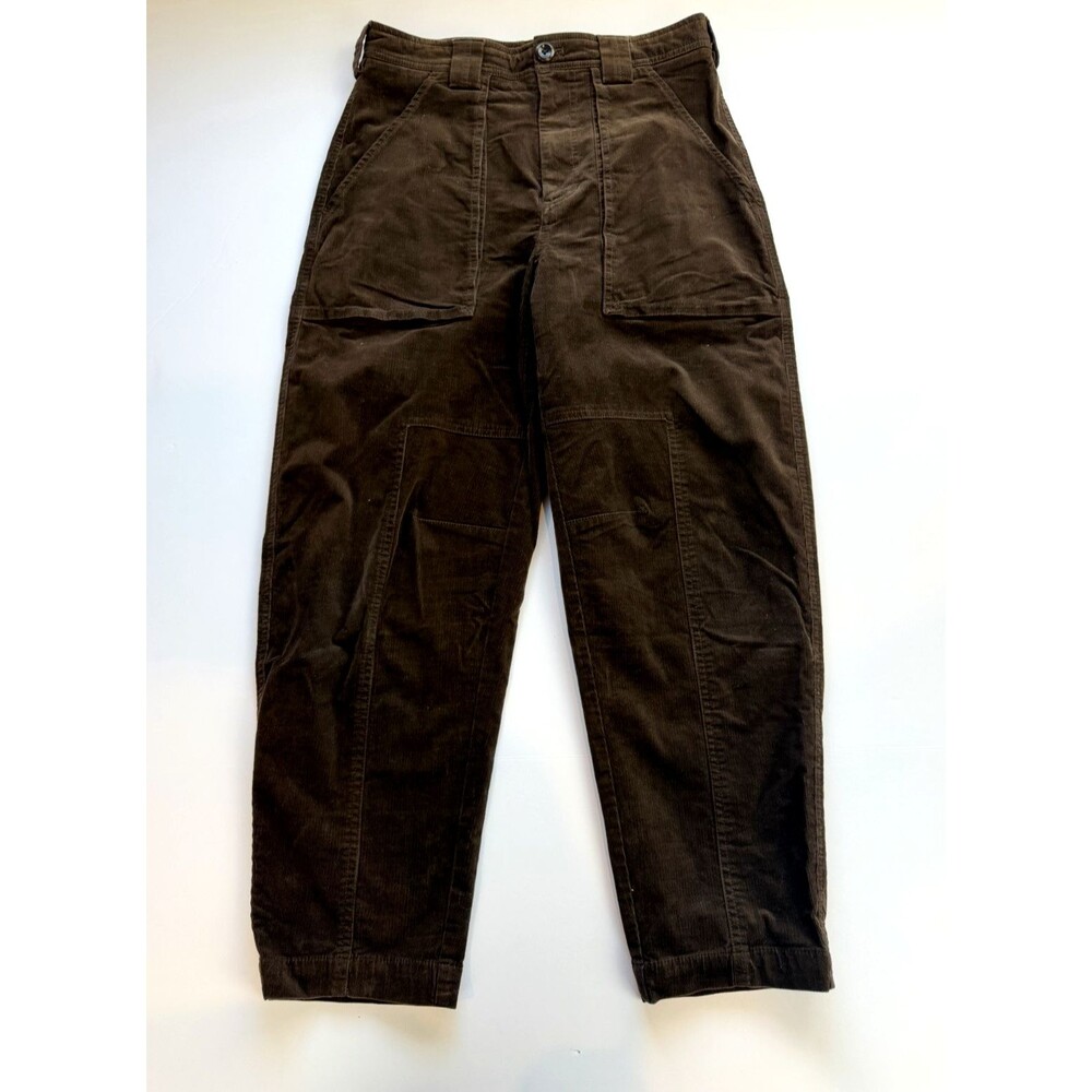 Banana Republic Women’s Corduroy Utility Pants Size 4 Brown High Rise Cropped